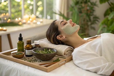 Natural Herbal Facial Therapy
